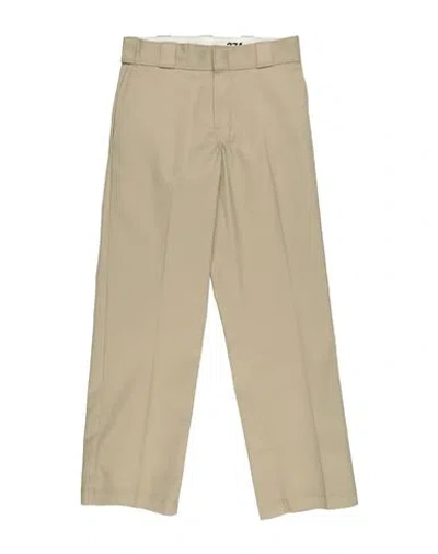 Dickies Man Pants Khaki Size 28w-30l Polyester, Cotton In Sand