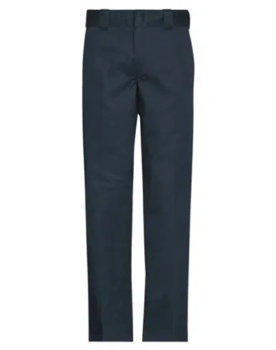 Dickies Cotton Blend Trousers In Blue