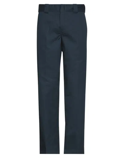 Dickies Man Pants Midnight Blue Size 36w-32l Polyester, Cotton
