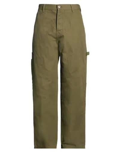 Dickies Man Pants Military Green Size 34 Cotton
