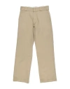 Dickies Man Pants Khaki Size 28w-30l Polyester, Cotton In Neutral