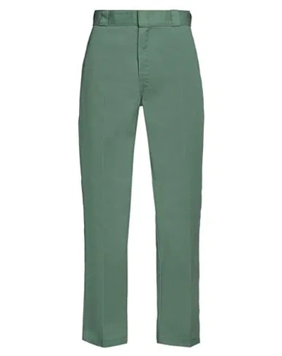 Dickies Man Pants Sage Green Size 34w-34l Polyester, Cotton