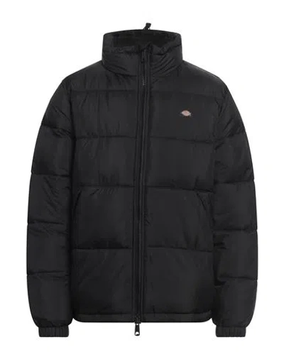 Dickies Man Puffer Black Size Xl Polyamide