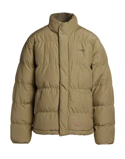 Dickies Man Puffer Sage Green Size S Cotton, Polyester