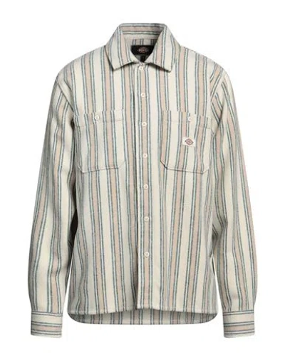 Dickies Man Shirt Beige Size L Wool, Polyester