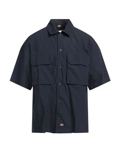 Dickies Man Shirt Navy Size L Cotton