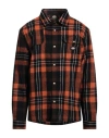 Dickies Nimmons Plaid Button-up Shirt In Orange