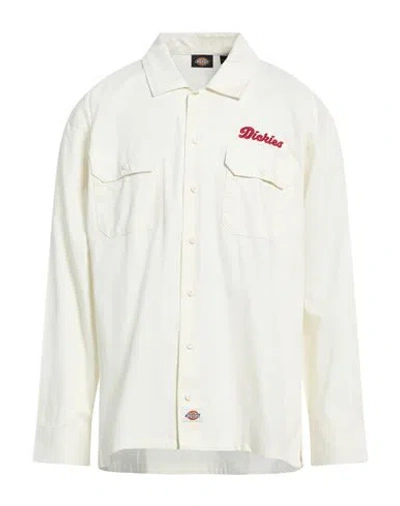 Dickies Man Shirt White Size Xxl Cotton