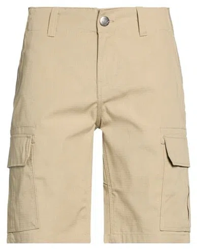 Dickies Man Shorts & Bermuda Shorts Beige Size 31 Polyester, Cotton In Brown