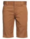 Dickies Man Shorts & Bermuda Shorts Camel Size 31 Polyester, Cotton In Beige