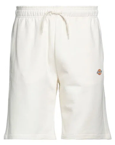 Dickies Man Shorts & Bermuda Shorts Ivory Size L Cotton In White