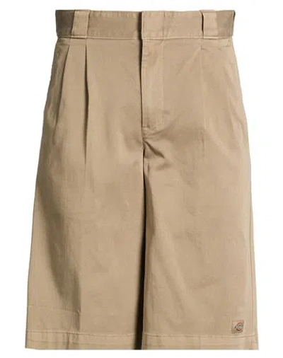 Dickies Man Shorts & Bermuda Shorts Khaki Size 30 Cotton, Polyester, Elastane In Brown