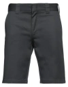 Dickies Man Shorts & Bermuda Shorts Lead Size 32 Polyester, Cotton In Grey