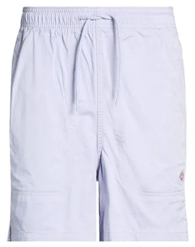 Dickies Man Shorts & Bermuda Shorts Lilac Size S Cotton In Blue