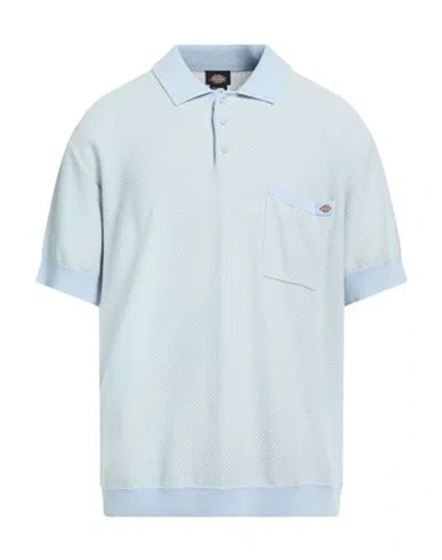 Dickies Man Sweater Sky Blue Size Xl Cotton