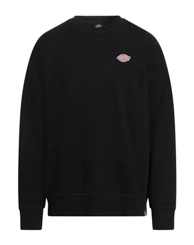Dickies Man Sweatshirt Black Size L Cotton