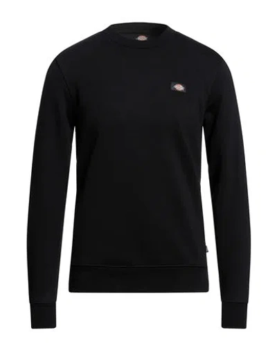 Dickies Man Sweatshirt Black Size S Cotton, Polyester
