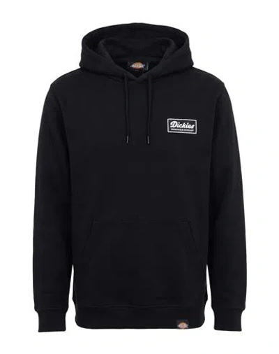 Dickies Man Sweatshirt Black Size S Cotton, Polyester