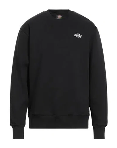 Dickies Man Sweatshirt Black Size L Cotton, Polyester, Elastane
