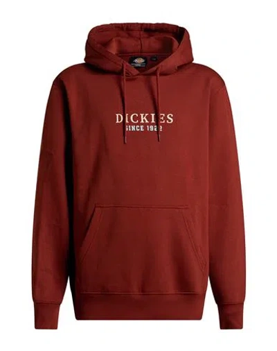 Dickies Man Sweatshirt Brick Size Xl Cotton, Polyester In Red