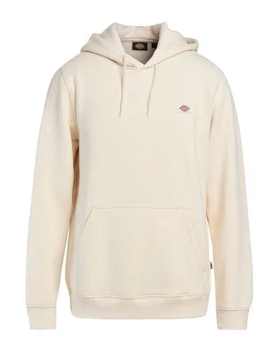 Dickies Man Sweatshirt Cream Size Xl Cotton, Polyester In Neutral