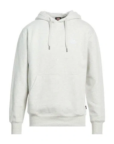 Dickies Man Sweatshirt Light Grey Size M Cotton, Polyester