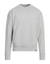 Dickies Man Sweatshirt Light Grey Size S Cotton, Polyester In Grey