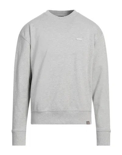 Dickies Man Sweatshirt Light Grey Size S Cotton, Polyester