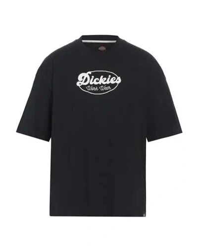 Dickies Man T-shirt Black Size Xl Cotton, Elastane