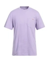 Dickies Man T-shirt Light Purple Size Xs Cotton