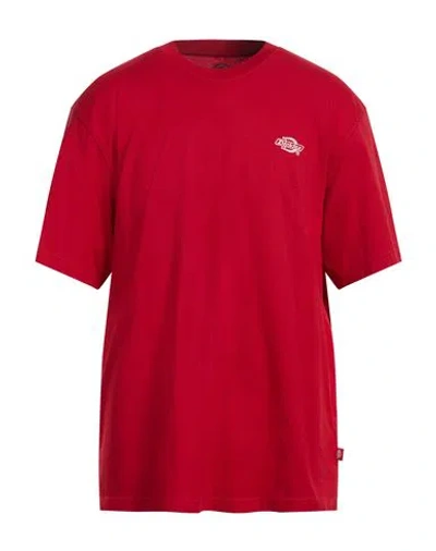 Dickies Man T-shirt Red Size L Cotton