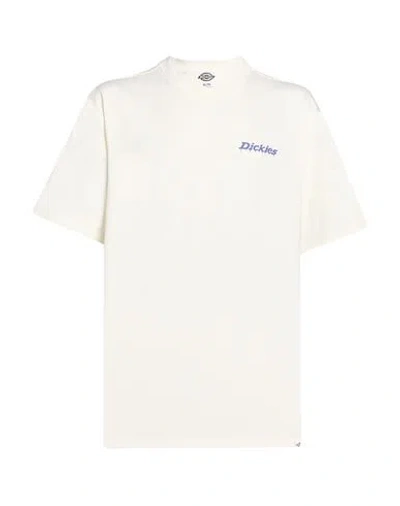 Dickies Man T-shirt Ivory Size Xl Cotton In White