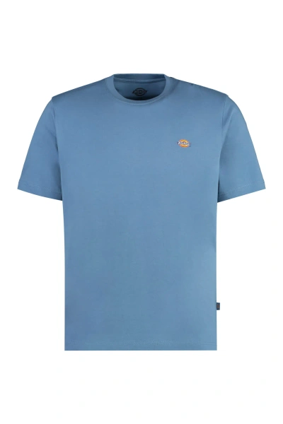 Dickies Mapleton Logo Cotton T-shirt In Blue