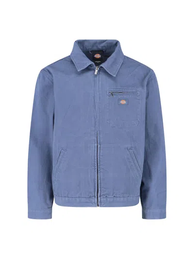 Dickies Men's 100% Cotton Work Jacket In Blue
