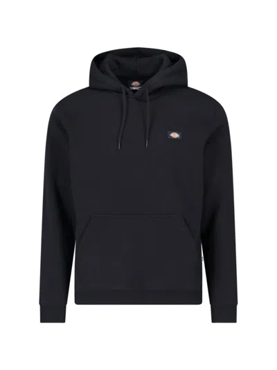 Dickies Men's Cotton-poly Crewneck Sweater In Black
