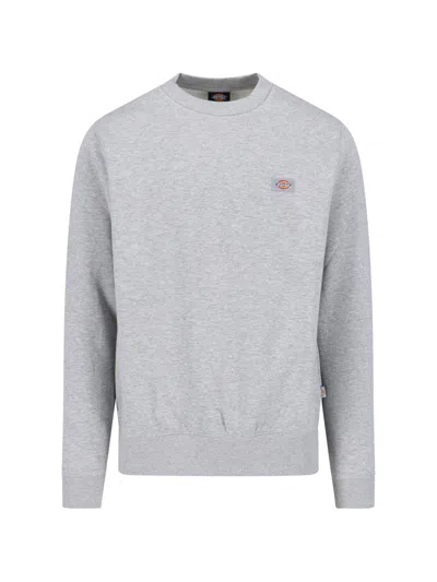 Dickies Men's Cotton-poly Crewneck Sweater In Grey