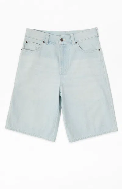 Dickies Men's Light Blue Loose Jean Shorts