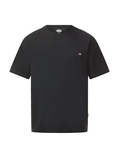 Dickies Cotton Crew-neck T-shirt In Black