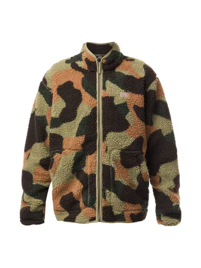 Dickies Camouflage Mount Hope Fleece Jacket In Multicolor