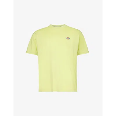 Dickies Mens Pale Green Mapleton Brand-print Cotton-jersey T-shirt