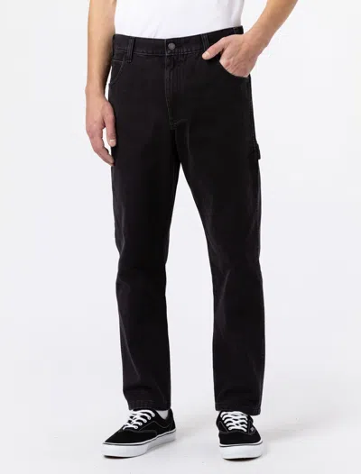 Dickies Men's Trousers  Duck Carpenter Dk0a4xif C40 Black