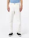 Dickies Men's Trousers  Duck Carpenter Dk0a4xif C43 Cloud Cloud In White