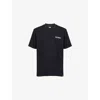 Dickies Mens Black Burns Short-sleeve Cotton-jersey T-shirt