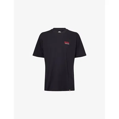 Dickies Mens Black Flag Relaxed-fit Cotton T-shirt Xxl