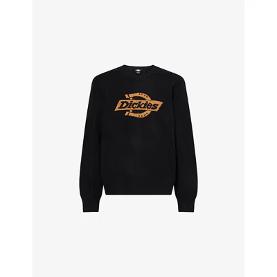 Dickies Mens Ruston Crewneck Knitted Jumper Black