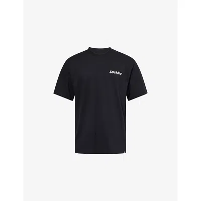 Dickies Mens Black Statesville Short-sleeve Cotton T-shirt