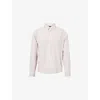 Dickies Mens Egret Gallatin Striped Cotton Shirt Xxl In Pink