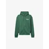 Dickies Mens Pine Needle Green Bolivar Graphic-print Cotton-jersey Hoody In Green
