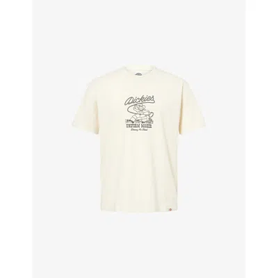 Dickies Mens Whitecap Gray Rope Center Logo Crewneck Cotton-jersey T-shirt Xxl