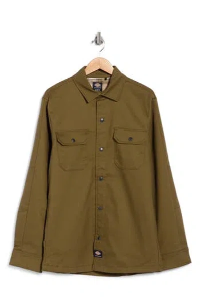 Dickies Mike Anderson Fleece Lined Jacket In Green